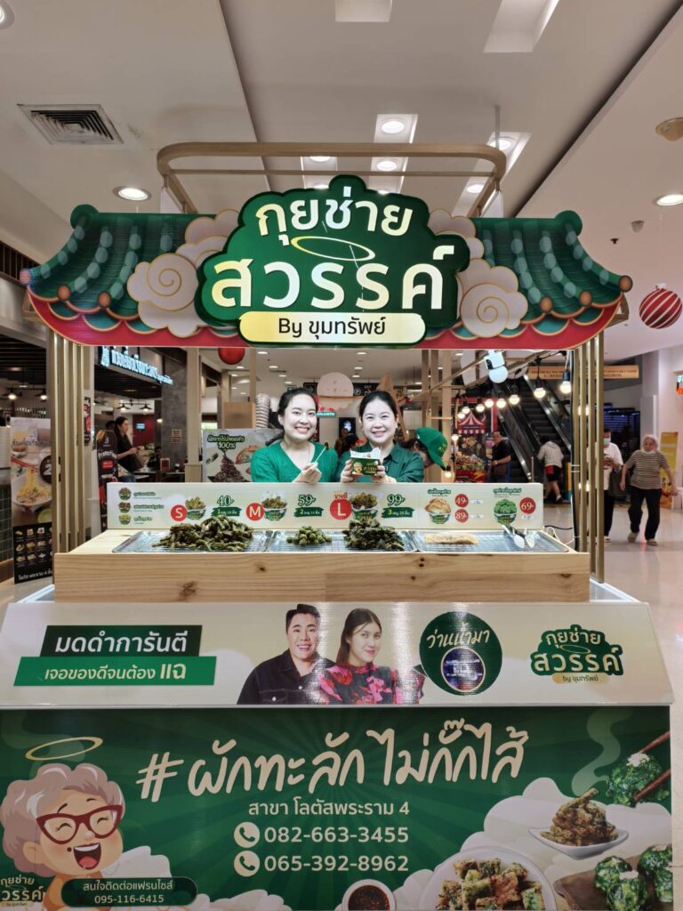 แฟรนไชส์ของกิน แฟรนไชส์อาหาร แฟรนไชส์งบน้อย 